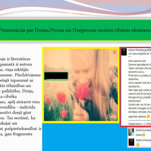 Prezentācija par Dzejas nozīmi ikdienas gaitās - 2016.g(foto nr1)