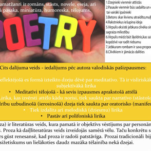 Prezentācija par Dzejas nozīmi ikdienas gaitās - 2016.g(foto nr3)