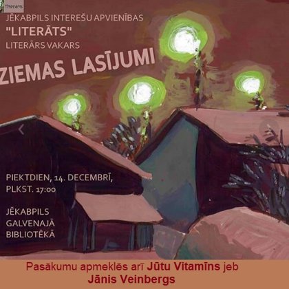 Aicinu ierasties 14.12.2018. Es uzstāšos....
