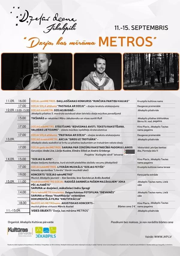 Dzejas Dienas 2018 Jēkabpils