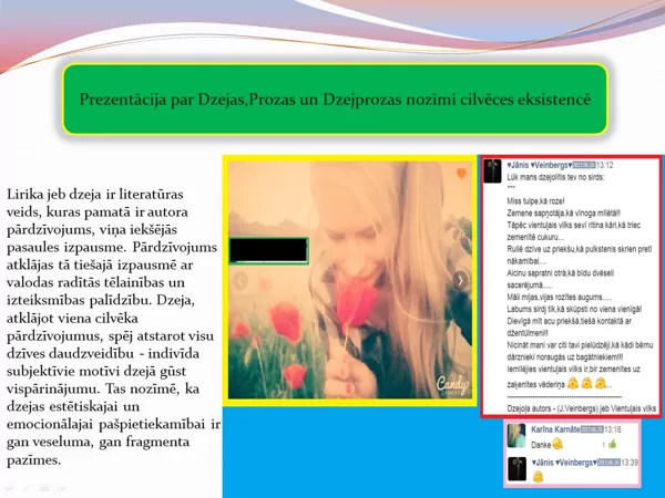 Prezentācija par Dzejas nozīmi ikdienas gaitās - 2016.g(foto nr1)