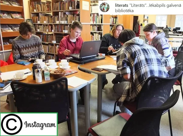Tikšanās 07.03.2020. Kadrā nav "Literāta" vadītājas Sintijas Kampānes, jo viņa fotogrāfēja